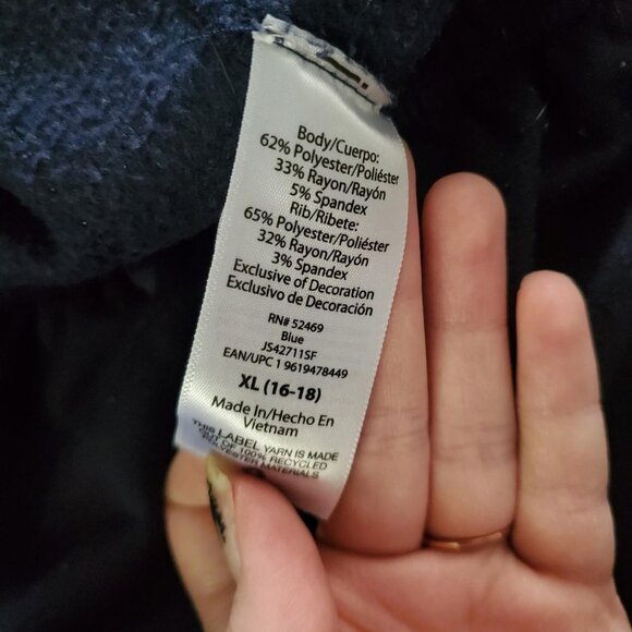 Joyspun Pajamas Navy Multicolored Striped Sweatpants Comfy Funky Retro Gorpcore - Picture 8 of 8